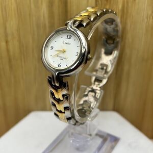 Timex Essentials Two Tone Quartz Analog Ladies Watch